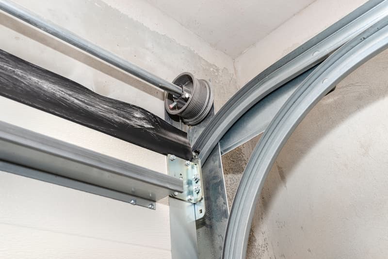 Garage door pulley and drum Garage door pulley and drum