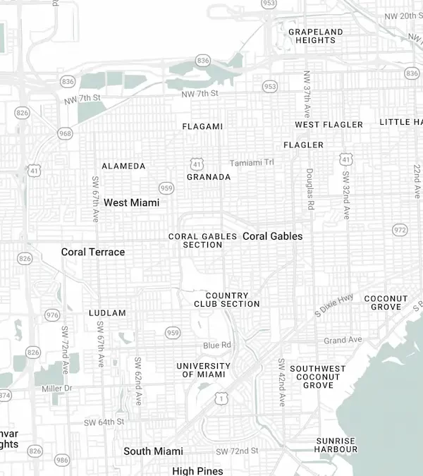 Coral Gables Section